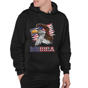 American Bald Eagle Mullet 4Th Of July Funny Usa Patriotic Meaningful Gift Hoodie - Monsterry CA