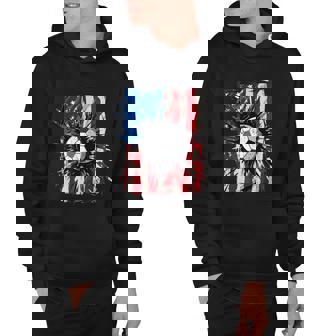 American Flag Soccer Ball 4Th Of July Cool Sport Patriotic Hoodie - Monsterry
