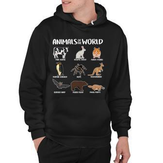 Animals Of The World Funny Names Hoodie - Monsterry CA