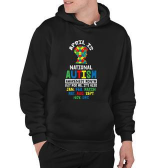 April Autism Awareness Gifts For Autistic Boys Puzzle Piece Hoodie - Monsterry