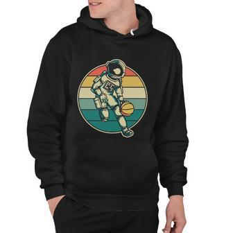 Astronaut Playing Basketball Hoodie - Monsterry