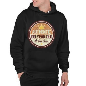 Authentic 100 Year Old Classic 100Th Birthday Tshirt Hoodie - Monsterry DE