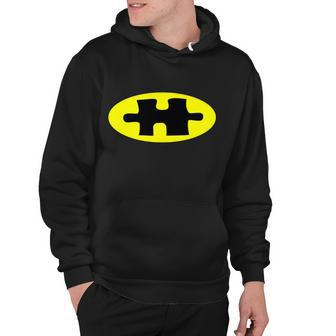 Autism Awareness Bat Puzzle Logo Tshirt Hoodie - Monsterry