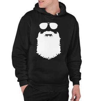 Aviator Glasses And Beard V2 Hoodie | Seseable UK