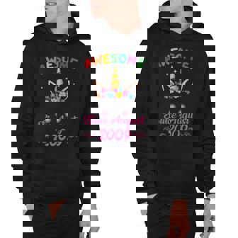 Awesome Since August 2009 Unicorn Birthday Girl Hoodie - Thegiftio