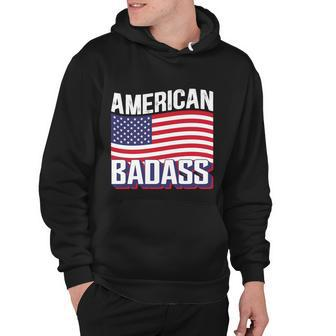 Badass Graphic 4Th Of July Plus Size Hoodie - Monsterry