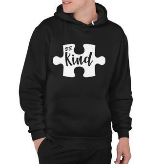 Be Kind Autism Awareness Puzzle Hoodie - Monsterry UK