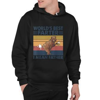 Bear Worlds Best Farter Gift I Mean Father Vintage Retro Gift Hoodie - Monsterry CA