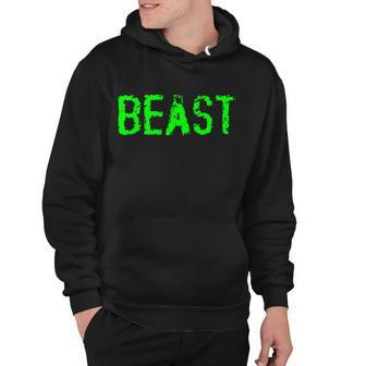 Beast Gym Workout Mode Fitness Logo Tshirt Hoodie - Monsterry DE