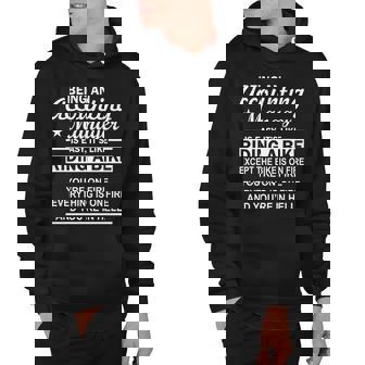 Being An Accounting Manager Riding A Bike In Hell Hoodie - Monsterry