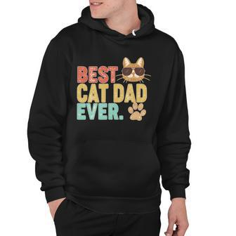 Best Cat Dad Ever Vintage Colors Tshirt Hoodie - Monsterry DE