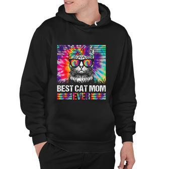 Best Cat Mom Ever Tie Dye Cat Mommy Mothers Day Catmother Hoodie - Monsterry AU