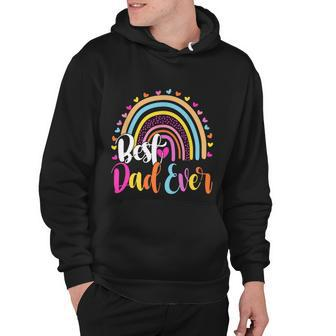 Best Dad Ever Rainbow Funny Fathers Day From Daughters Girls Gift V3 Hoodie - Monsterry AU