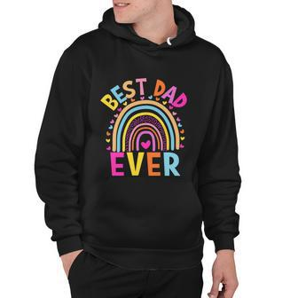 Best Dad Ever Rainbow Funny Fathers Day From Daughters Girls Great Gift Hoodie - Monsterry CA
