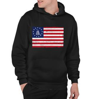 Betsy Ross Dont Tread On Me Flag Hoodie - Monsterry CA