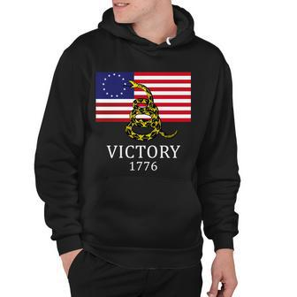 Betsy Ross Flag Dont Tread On Me 13 Colonies Hoodie - Monsterry