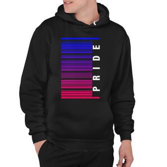 Bi Pride Barcode Bisexual Hoodie - Monsterry UK