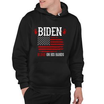 Biden Blood On His Hands Tshirt Hoodie - Monsterry AU