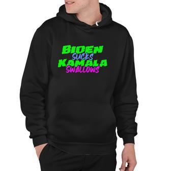 Biden Sucks Kamala Swallows V2 Hoodie - Monsterry
