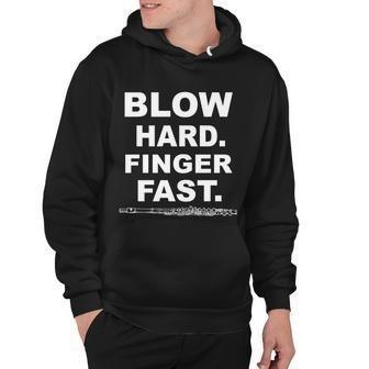 Blow Hard Finger Fast Flute Hoodie - Monsterry UK