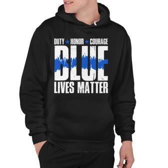 Blue Lives Matter Tshirt Hoodie - Monsterry