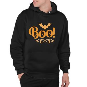 Boo Ghost Bat Halloween Quote Hoodie - Monsterry DE