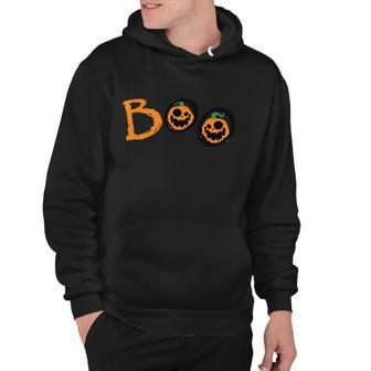 Boo Pumpkin Halloween Quote Hoodie - Monsterry UK