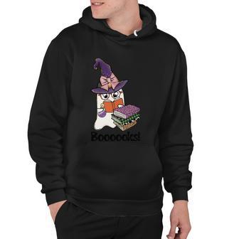 Boooooks Ghost Funny Halloween Quote Hoodie - Monsterry