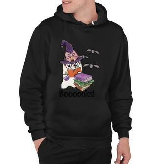 Boooooks Ghost Funny Halloween Quote V2 Hoodie - Monsterry