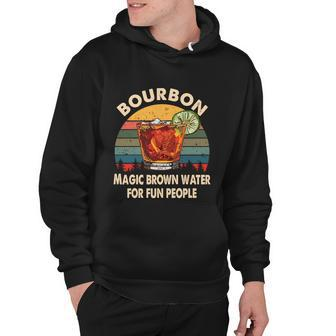 Bourbon Definition Magic Brown Water Retro Vintage Bourbon Men Hoodie - Thegiftio UK