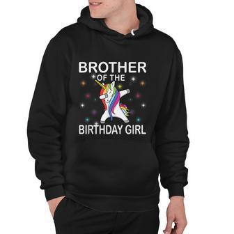 Brother Of The Birthday Girl Unicorn Dabbing Party Tshirt Hoodie - Monsterry AU