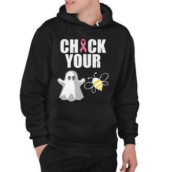 Check Your Boobies Breast Cancer Halloween Tshirt Hoodie - Monsterry UK