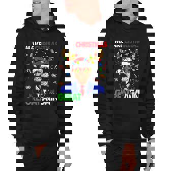Make Christmas Great Again Trump Ugly Christmas Men Men Hoodie - Thegiftio