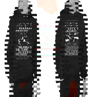 Christmas I Just Like To Smile Smilings My Favorite Ugly Christmas Sweater Hoodie - Thegiftio