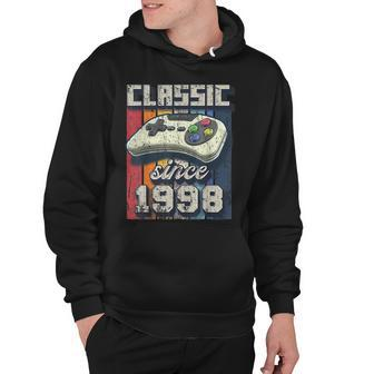 Classic 1998 24Th Birthday Retro Video Game Controller Gamer Hoodie - Seseable