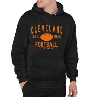 Cleveland Oh Football Est 1946 Tshirt Hoodie - Monsterry CA