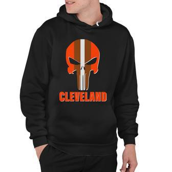 Cleveland Skull Football Tshirt Hoodie - Monsterry DE