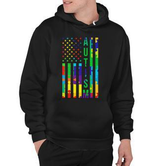 Colorful Autism Puzzle Flag Tshirt Hoodie - Monsterry