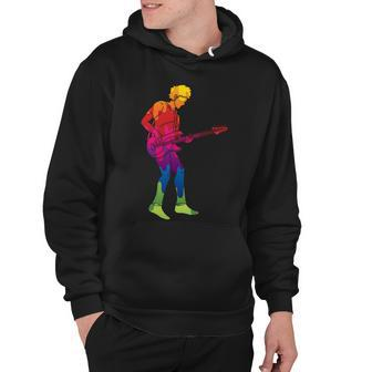 Cool Colorful Music Guitar Guy Hoodie - Monsterry DE