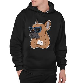 Cool French Bulldog Sunglasses Hoodie - Monsterry AU