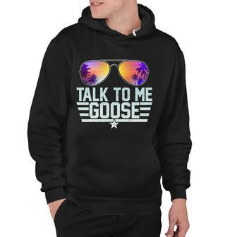 Cool Retro Talk To Me Goose Tshirt Hoodie - Monsterry UK