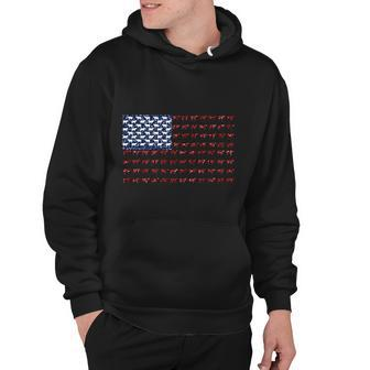 Cow American Flag Us 4Th Of July Farm Hoodie - Monsterry DE