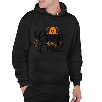 Creep It Real Boo Halloween Quote Hoodie - Monsterry UK