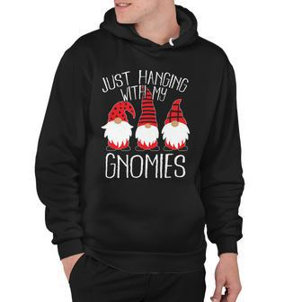 Cute Christmas Just Hanging With My Gnomies Tshirt Hoodie - Monsterry