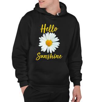 Cute Hello Sunshine Heart Daisy Flower Hoodie - Monsterry AU