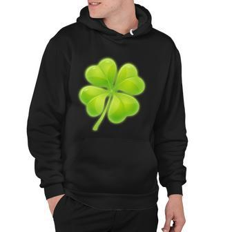 Cute St Patricks Day Lucky Glowing Shamrock Clover Hoodie - Monsterry CA