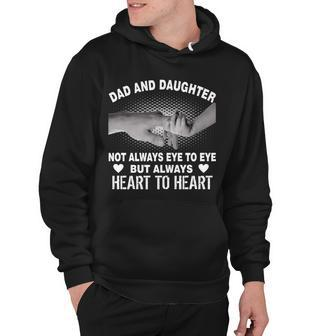 Dad And Daughter Always Heart To Heart Hoodie - Monsterry AU