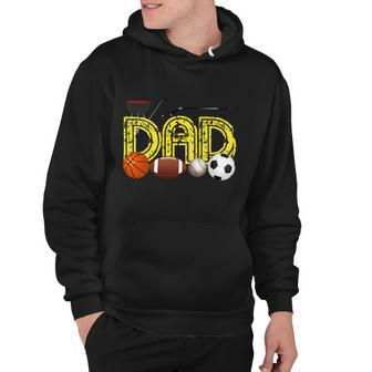Dad Fathers Day Sports Fan And Grilling Bbq Men Hoodie - Thegiftio UK