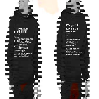 Daniel Definition Personalized Name Funny Birthday Graphic Design Printed Casual Daily Basic Hoodie - Thegiftio UK