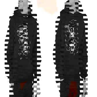 Day Of The Dead Beauty Skeleton Hoodie - Thegiftio